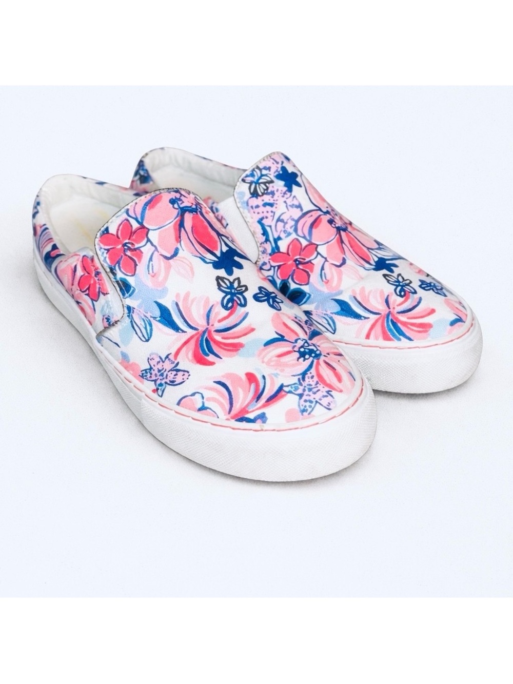 ๐ธ Lilly Pulitzer Julie Mules| Floral Slip-On Sneakers โ Size 6.5M ๐ธ